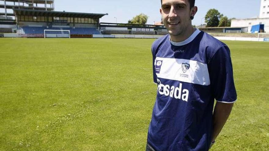 Diego Polo, en su presentación, ayer, en Miramar.