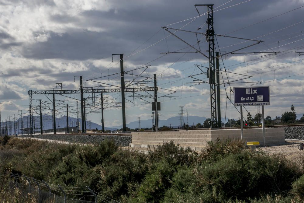 La estación del AVE en Elche