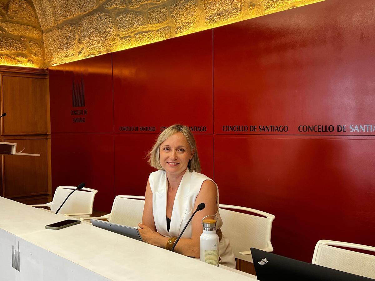 La concelleira del PSOE de Santiago, Marta Abal