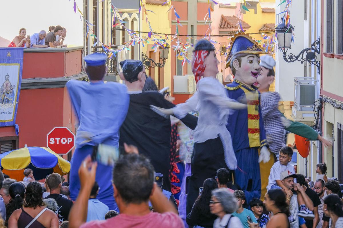 Día principal de las Fiestas de la Virgen de Guía. Batalla de flores