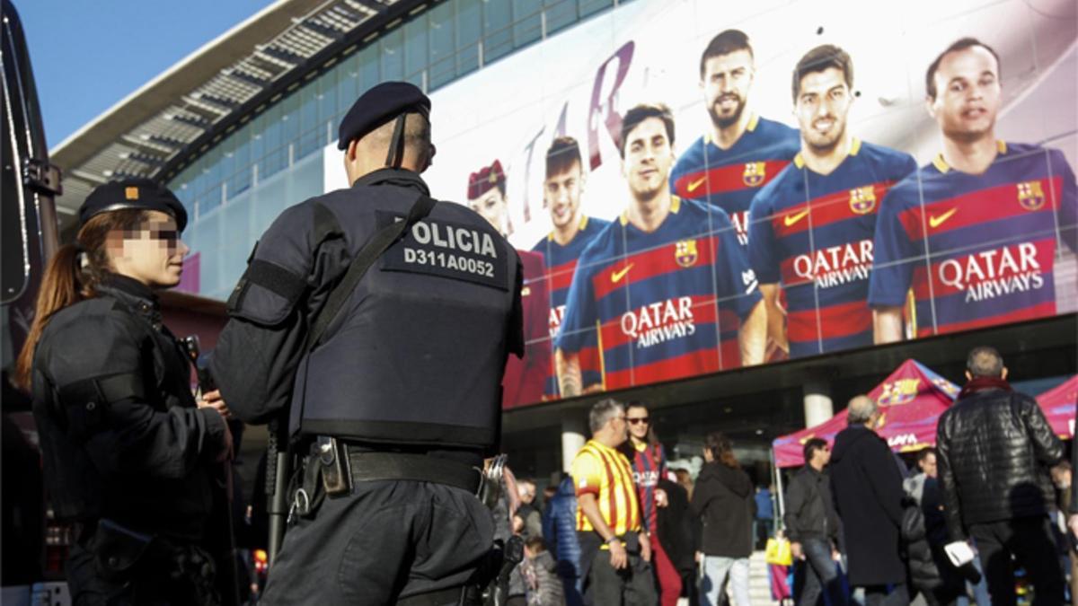 Habrá medidas especiales de seguridad en el FC Barcelona - Arsenal