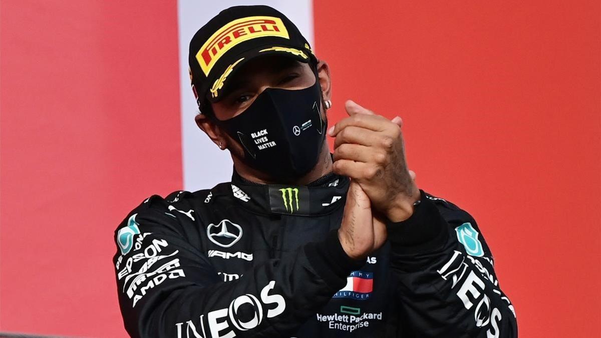 Lewis Hamilton gana en Imola y da el mundial de constructores a Mercedes.