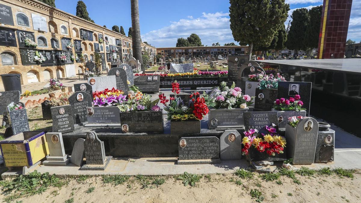 Fosa 114 del cementerio de Paterna, donde yacen los restos de Bluff tras ser fusilado por el franquismo.