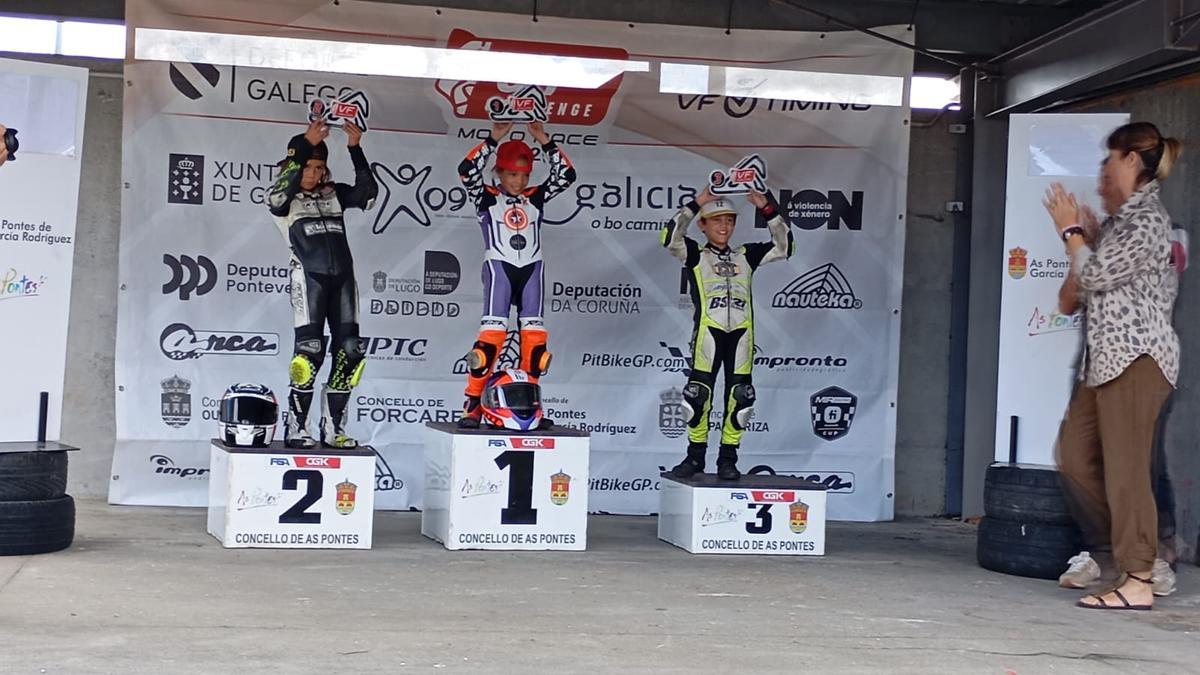 Luca Piñeiro Mosquera, campeón de la Copa VF Timing 2024 en la categoría de minimotos 4.2