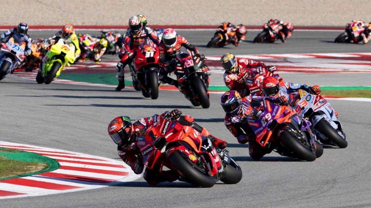 Salida en el GP Solidari de Barcelona