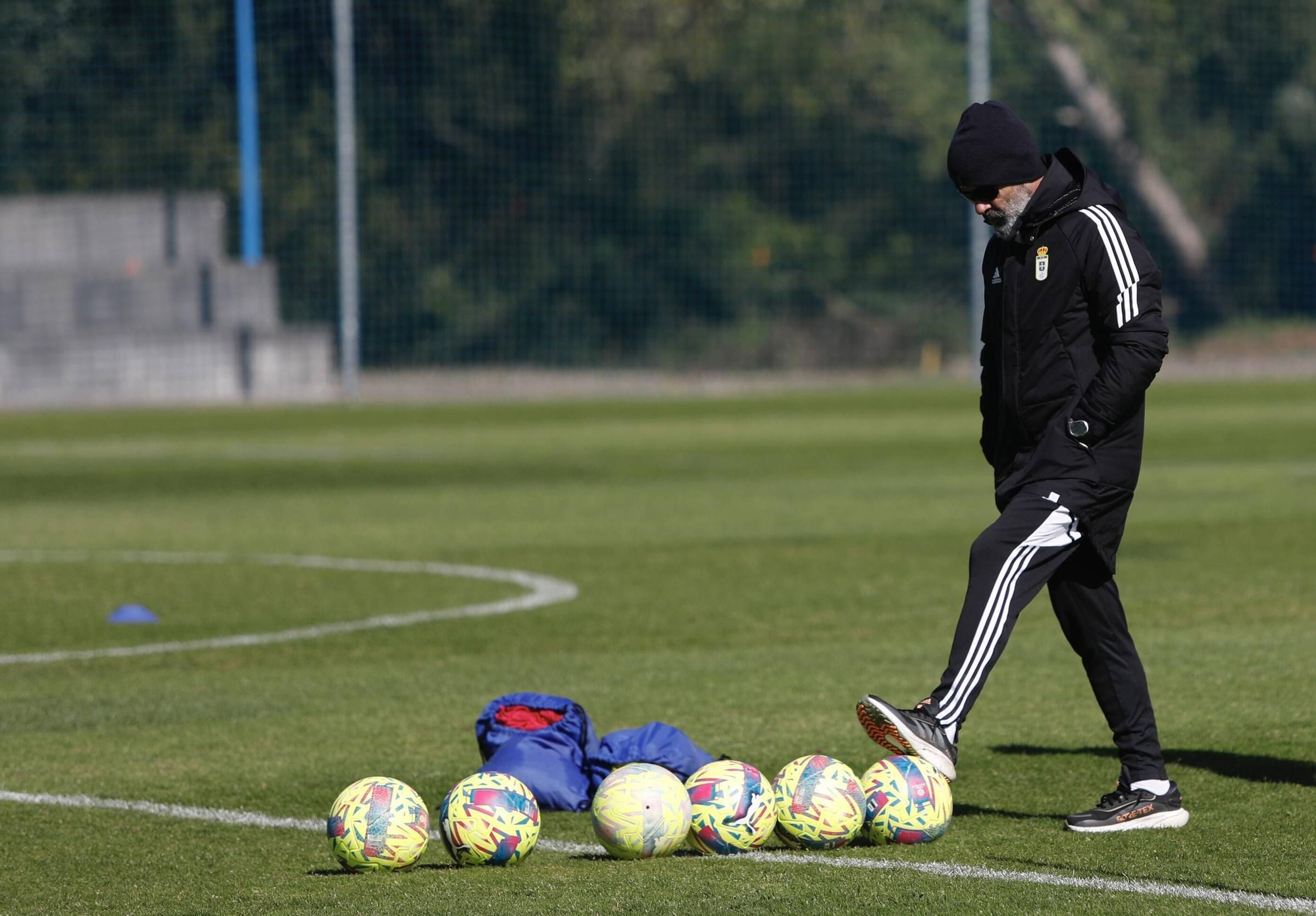 EN IMÁGENES: el entrenamiento del Oviedo