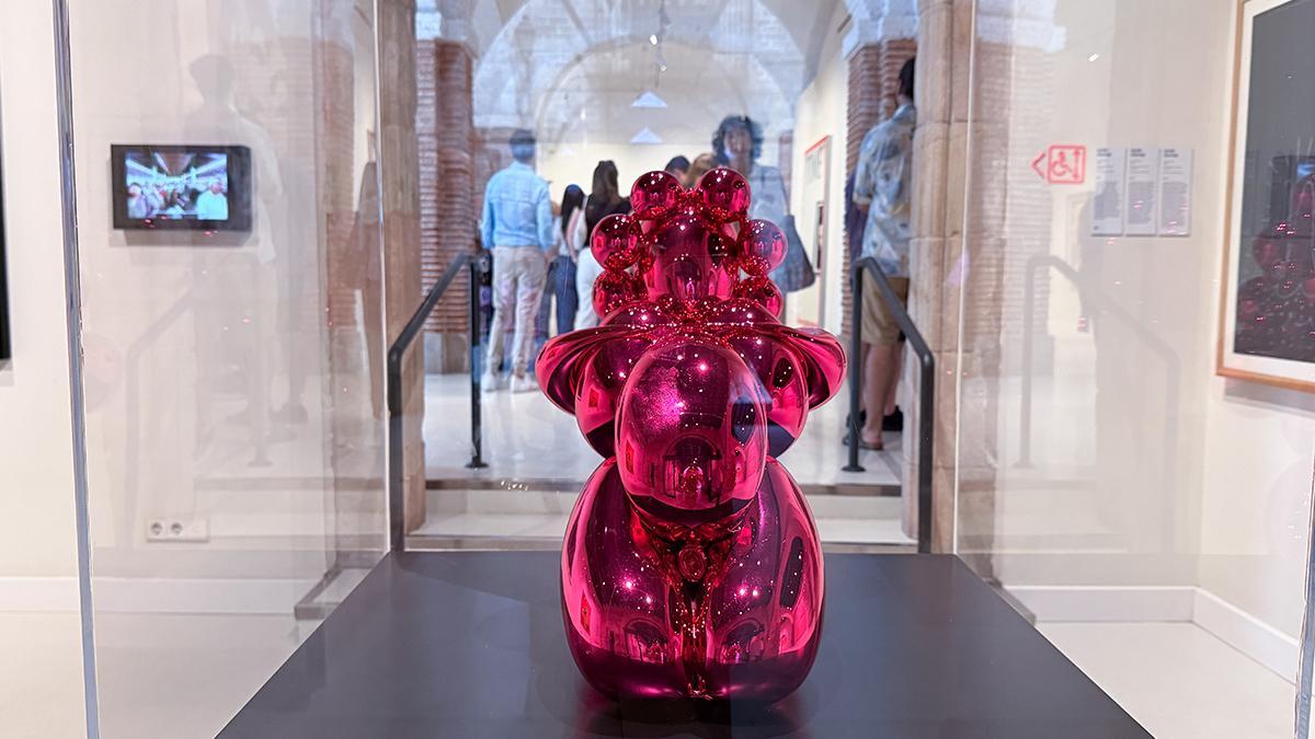 Una de las piezas de arte contemporáneo que pudieron descubrir los asistentes durante la visita guiada.