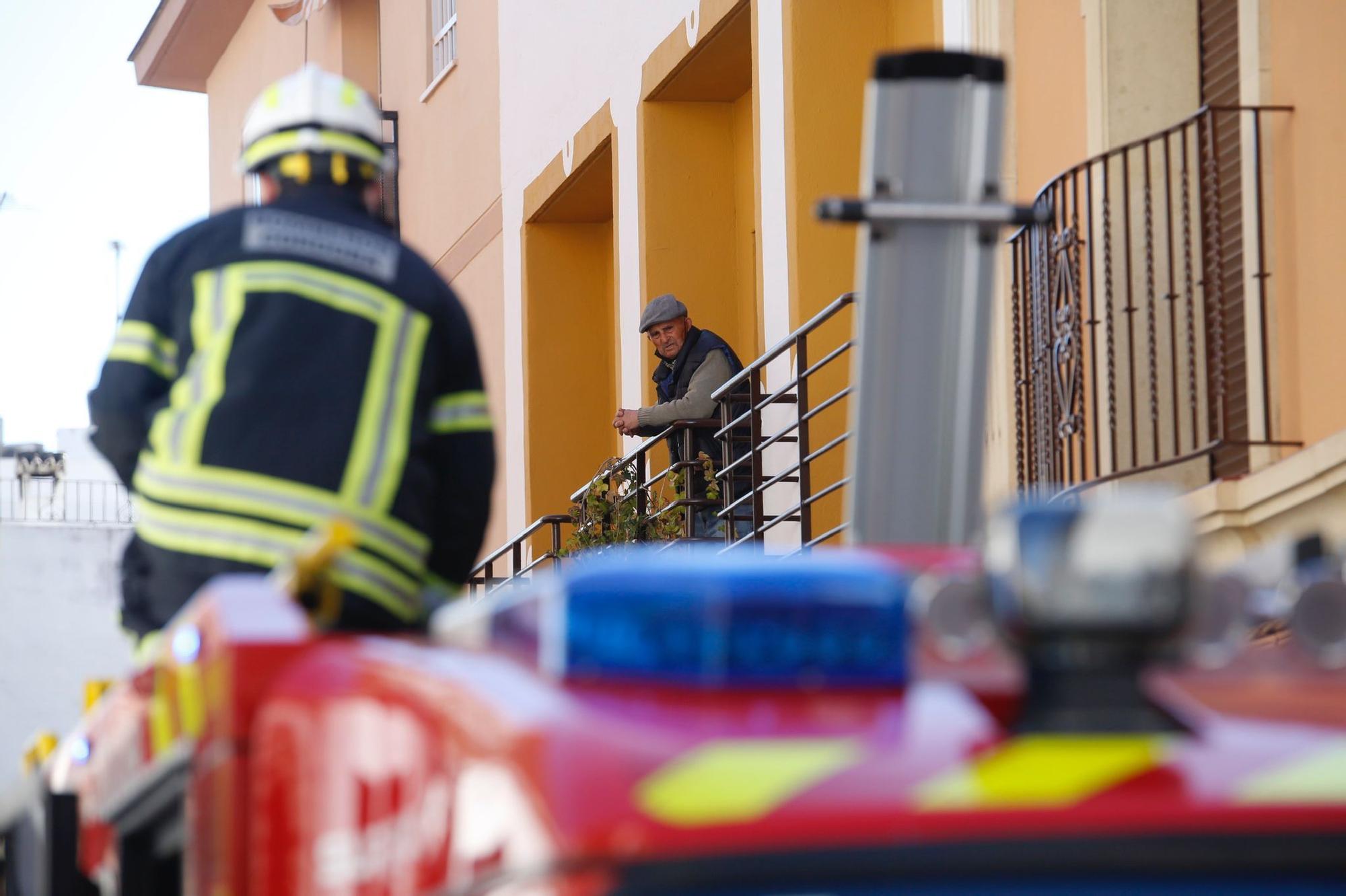 Derrumbe de una casa en obras en la calle de San Acisclo de Córdoba