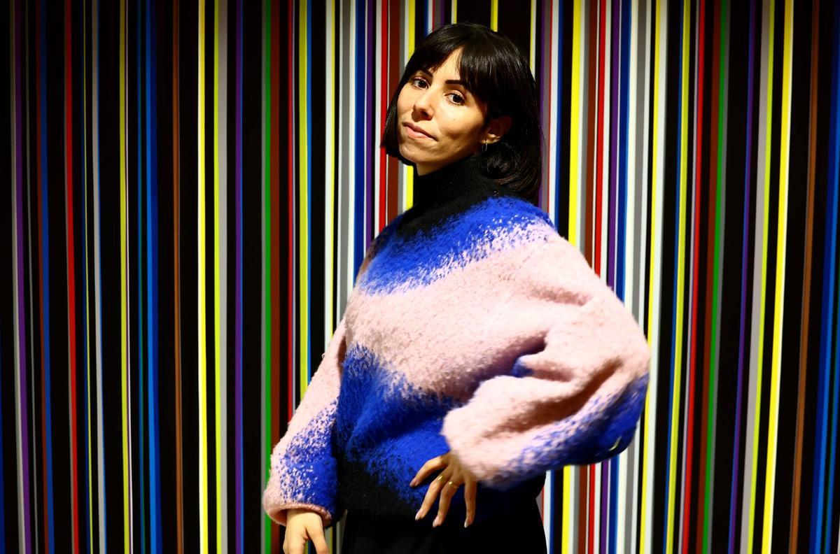 Sara Barquinero (Zaragoza, 1994), este lunes en Zaragoza.