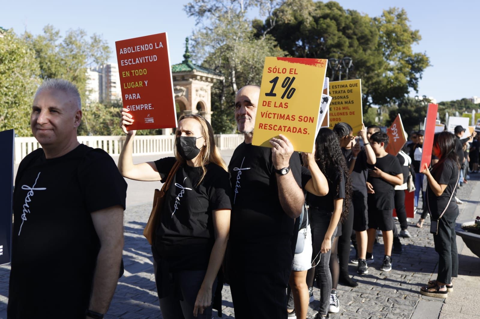 Marcha contra la trata de personas en Zaragoza