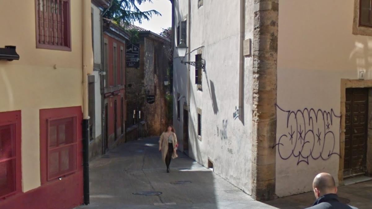 La calle donde sucedió el incidente