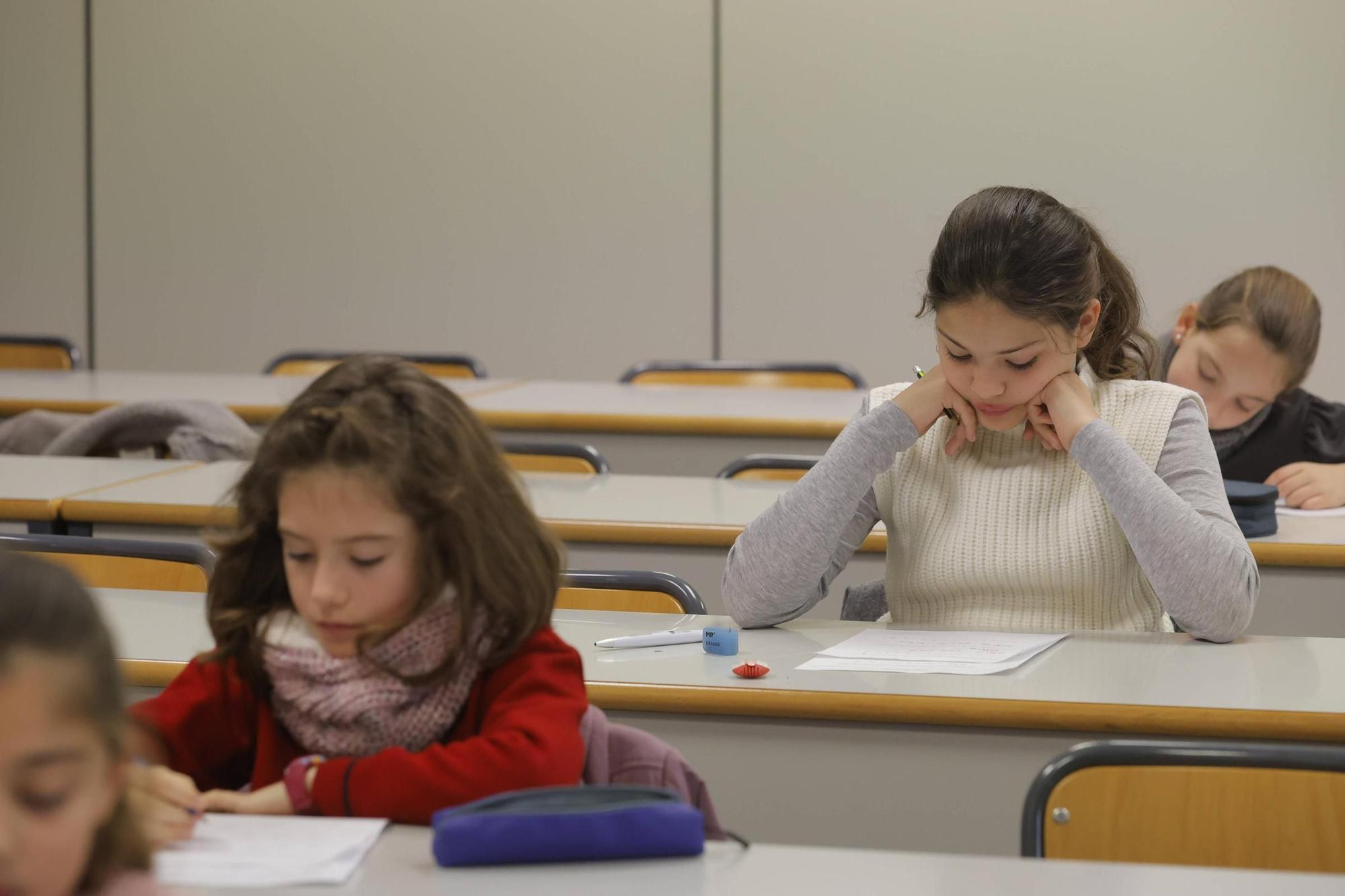 Dos mil niños participan en la Olimpiada Matemática que hoy ha organizado el Colegio Guadalaviar en la UPV