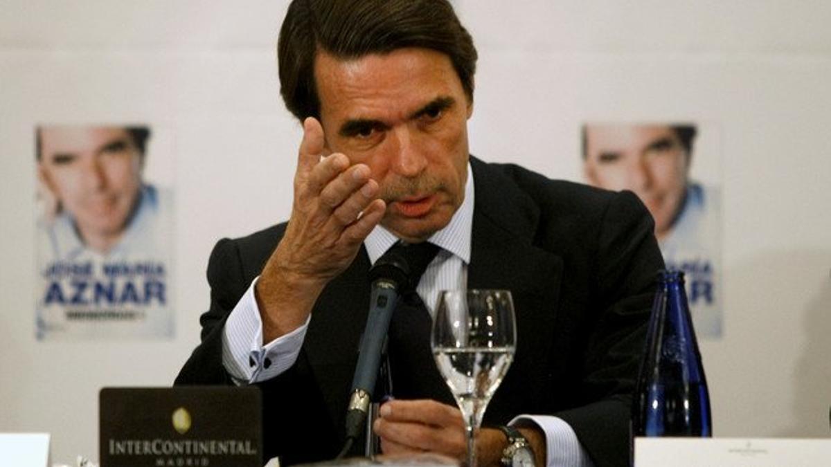 El expresidente del Gobierno, José María Aznar, el pasado noviembre.