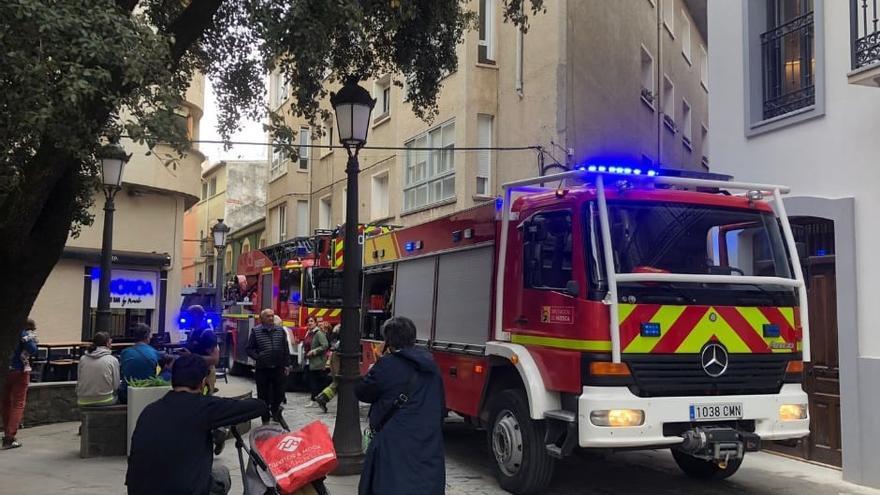 Extinguido un incendio en un restaurante en la calle Ramiro I de Jaca (Huesca)