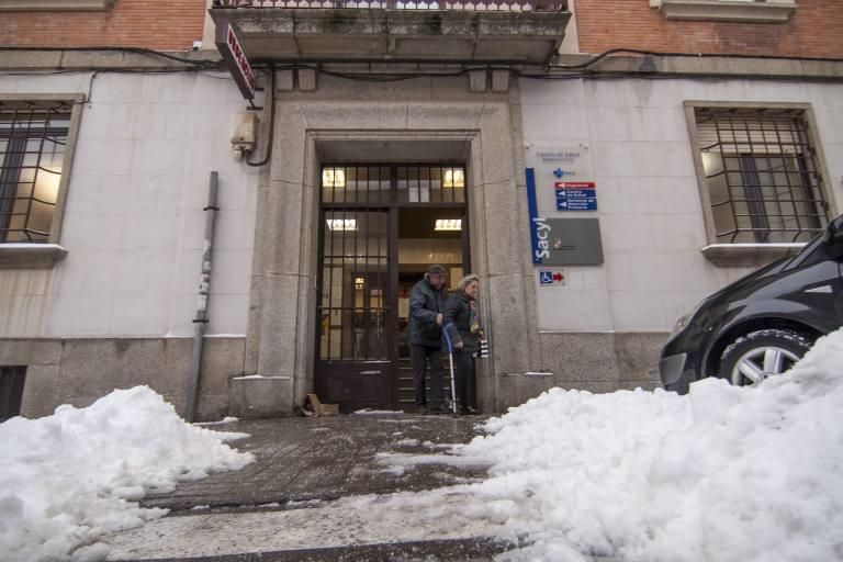 Así ha sido la nevada en Benavente.