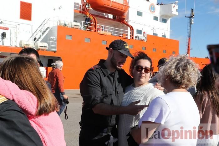 El Hespérides se despide de Cartagena