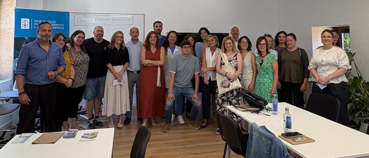 Participantes en el taller de networking en Vista real