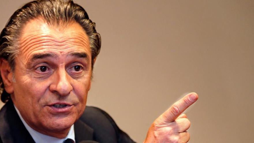 Prandelli, durante su comparecencia