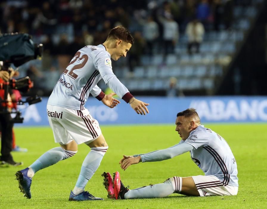 Las mejores imágenes de la remontada celeste en Balaídos frente al equipo de Lopetegui.