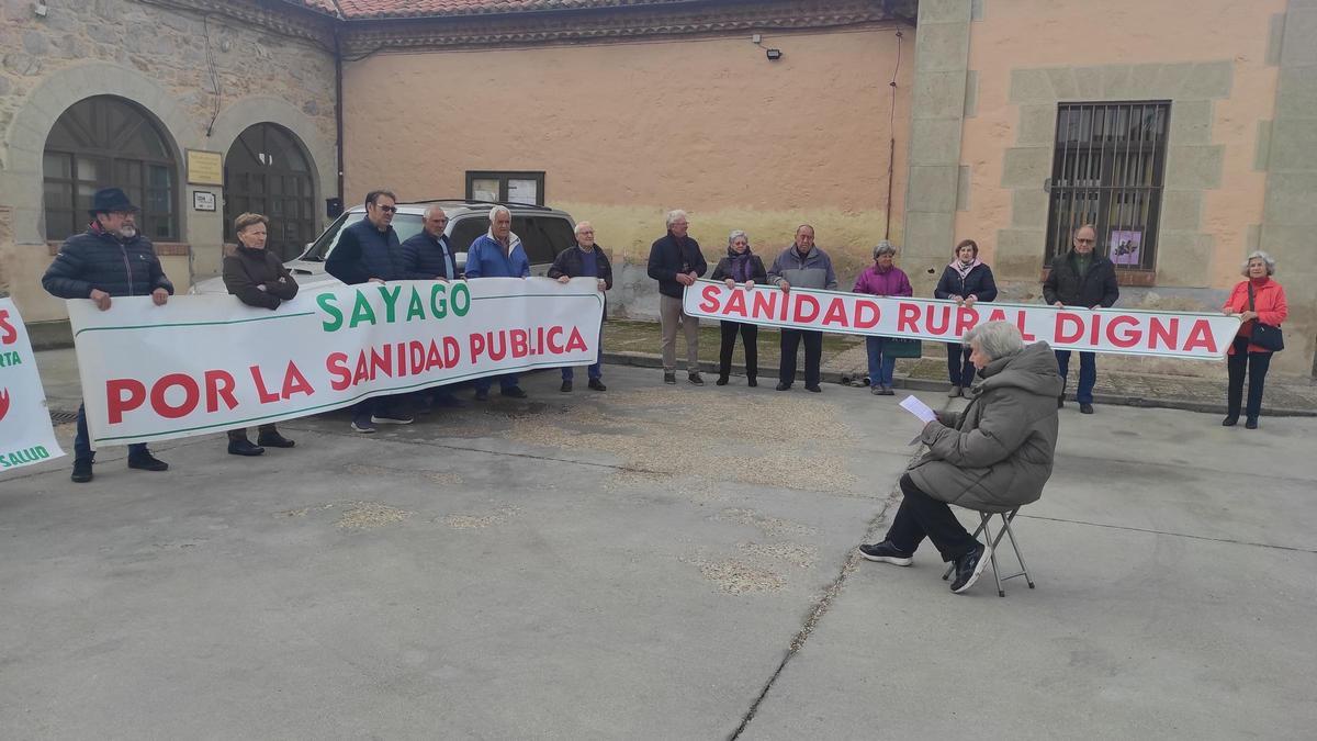 Concentración número 159 por la sanidad en Sayago