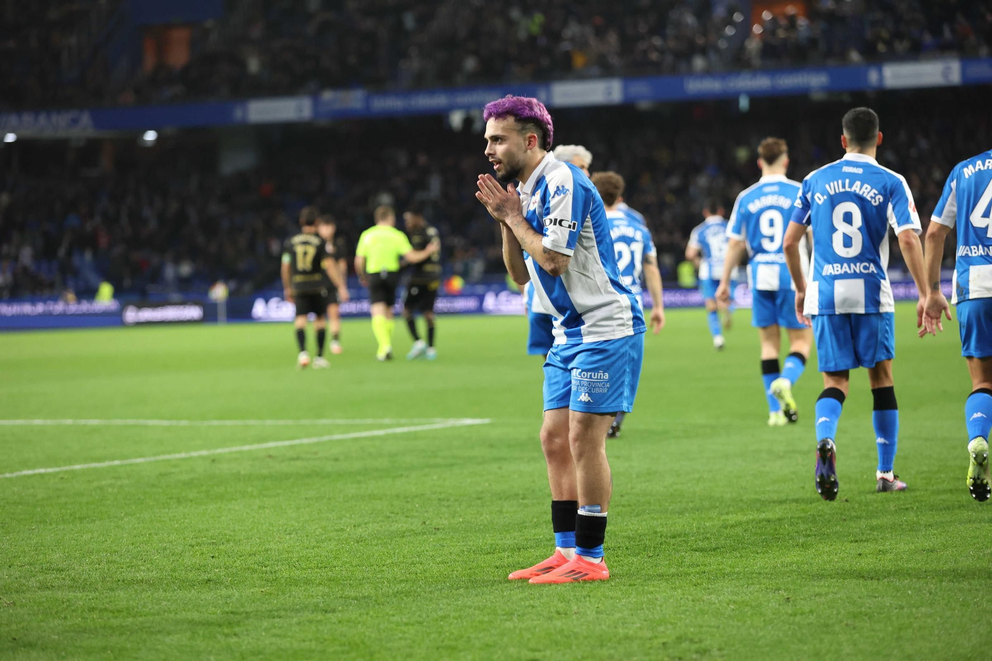 El Dépor golea al Castellón en Riazor (5-1)