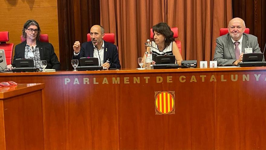 D’esquerra a dreta, Pere Palà, Marc Aloy, Anna Erra i Daniel Crespo