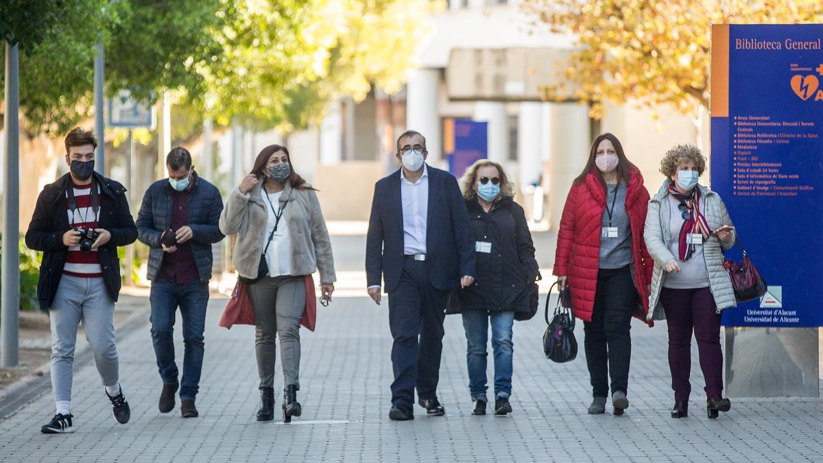 Los catedráticos Amparo Navarro y José Vicente Cabezuelo se disputan este jueves el Rectorado de la UA