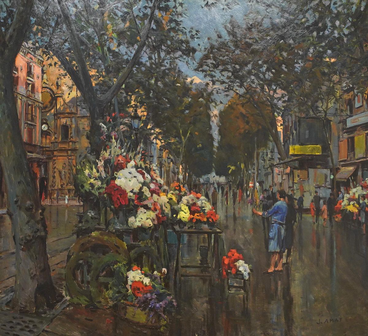 L'obra de Josep Amat exposada a l'Espai Thyssen de Sant Feliu.