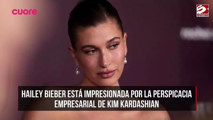 Hailey Bieber ha dado su opinión sobre Kim Kardashian: "Se preocupa de verdad"