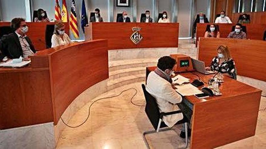 El Consell de Ibiza celebró ayer su primer pleno presencial tras el estado de alarma.