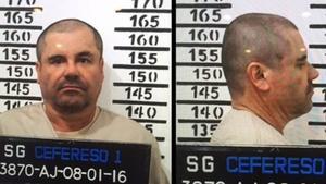 Fotografías de la nueva ficha policial de ’El Chapo’.
