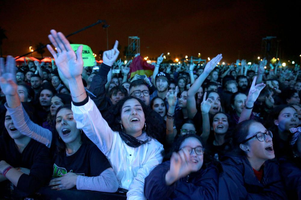 Concierto de La Raíz en la Marina de València