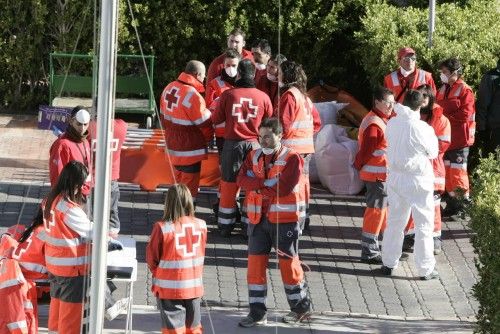 Simulacro de emergencias en Águilas