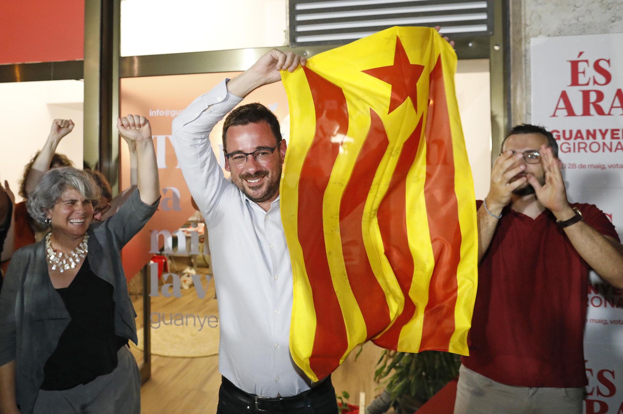 Guanyem Girona celebra els resultats a les eleccions municipals