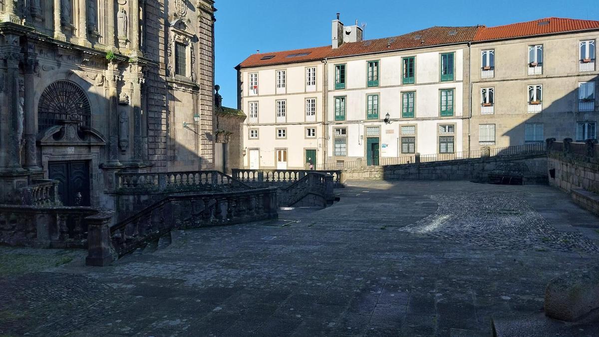 A Praza de San Martiño Pinario é o lugar da cidade escollido polo concelleiro Lestegás