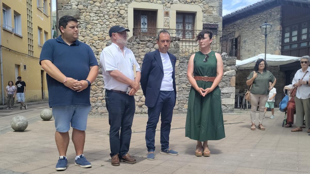 Por la izquierda Víctor Rodríguez, José Luis Villaverde, Ovidio Zapico y Begoña Collado