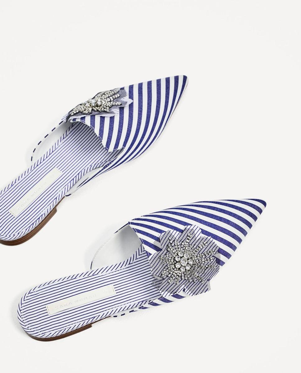 10 novedades de Zara para esta semana: zapato a rayas