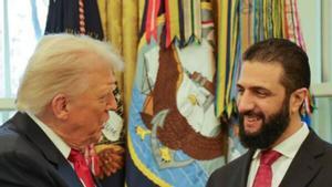 Trump rep el president de Síria en una cita històrica a la Casa Blanca