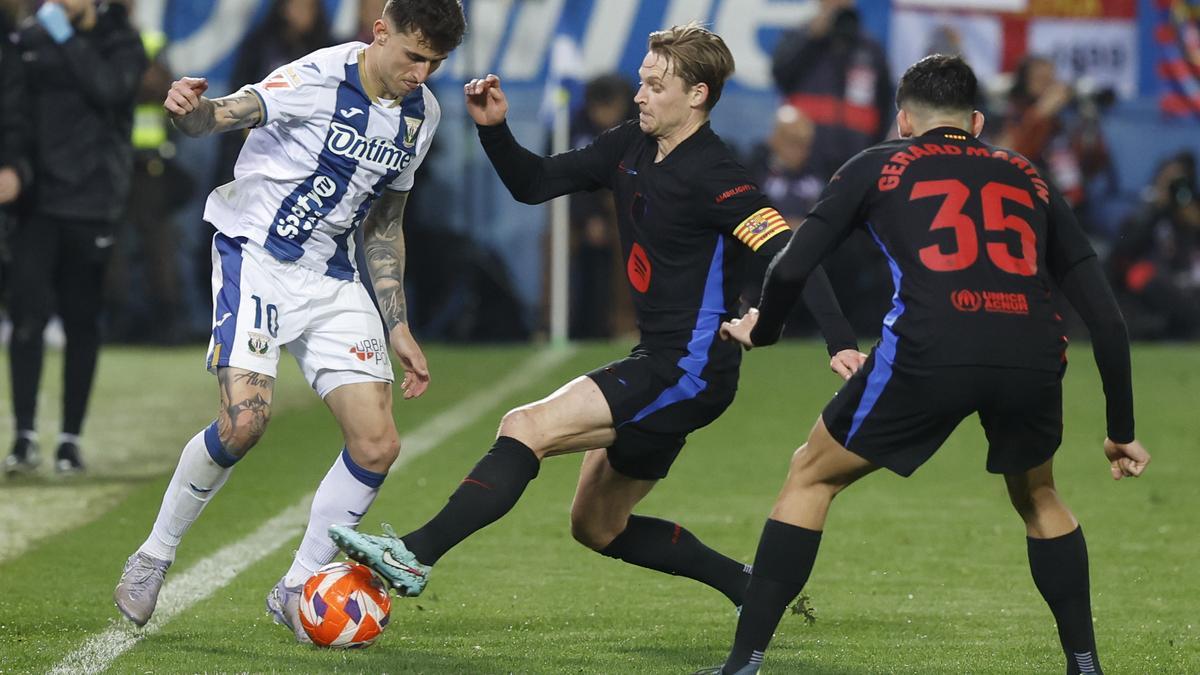 DANI RABA EN EL CD LEGANÉS - FC BARCELONA