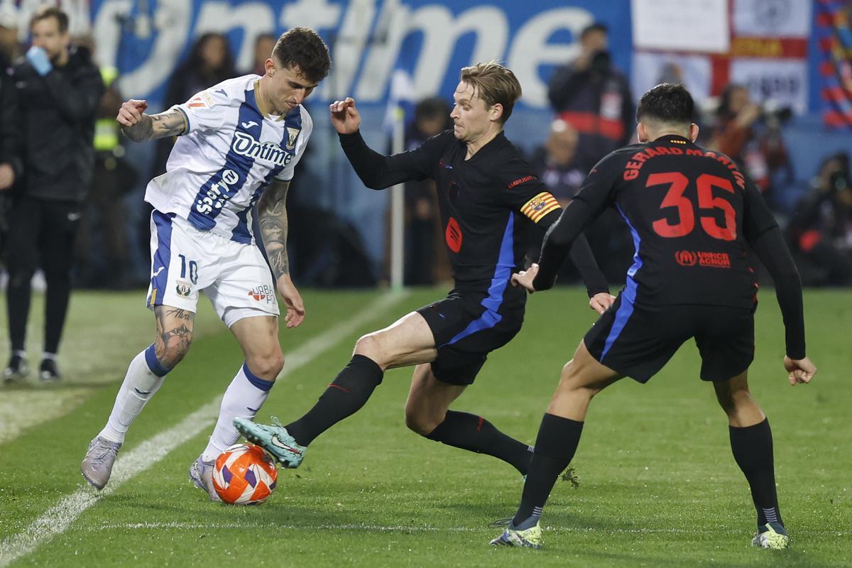 DANI RABA EN EL CD LEGANÉS - FC BARCELONA