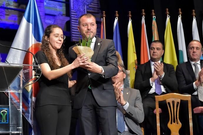 05-04-2019 GALDAR. Inauguración de Enorte, feria empresarial del Norte. Fotógrafo: ANDRES CRUZ  | 05/04/2019 | Fotógrafo: Andrés Cruz