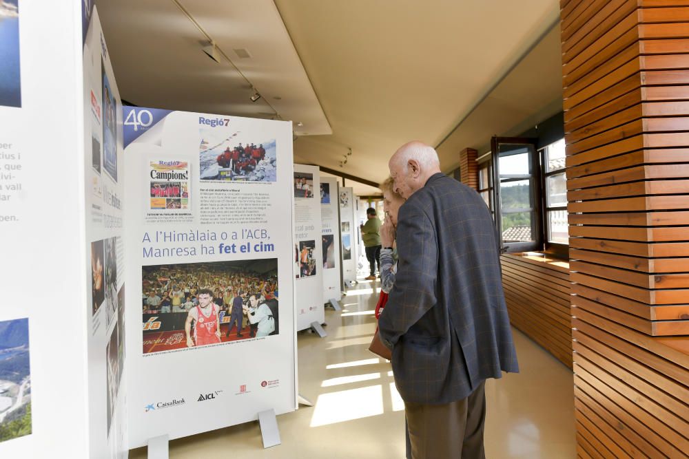 Exposició 40 anys Regió7 a Solsona