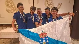 La cantera de la pesca gallega no se baja del podio: subcampeones de España de mosca en el Órbigo