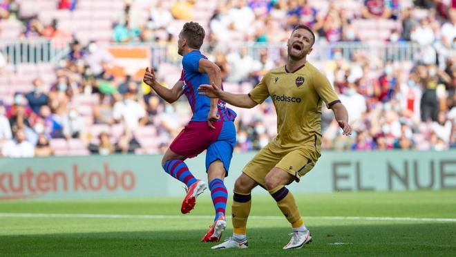 Las mejores imágenes del Barça - Levante: Ansu Fati, Depay, de Jong, Gavi, Nico...