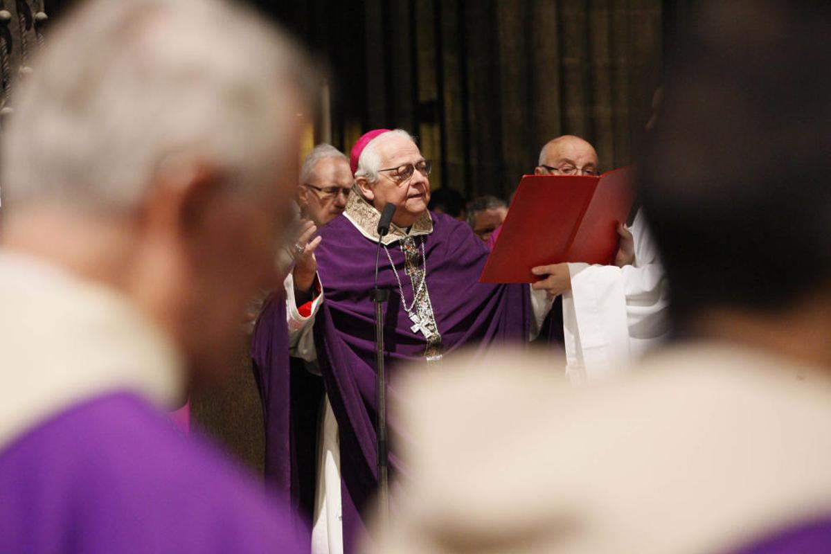 Missa exequial pel bisbe emèrit Jaume Camprodon Missa exequial pel bisbe emèrit Jaume Camprodon