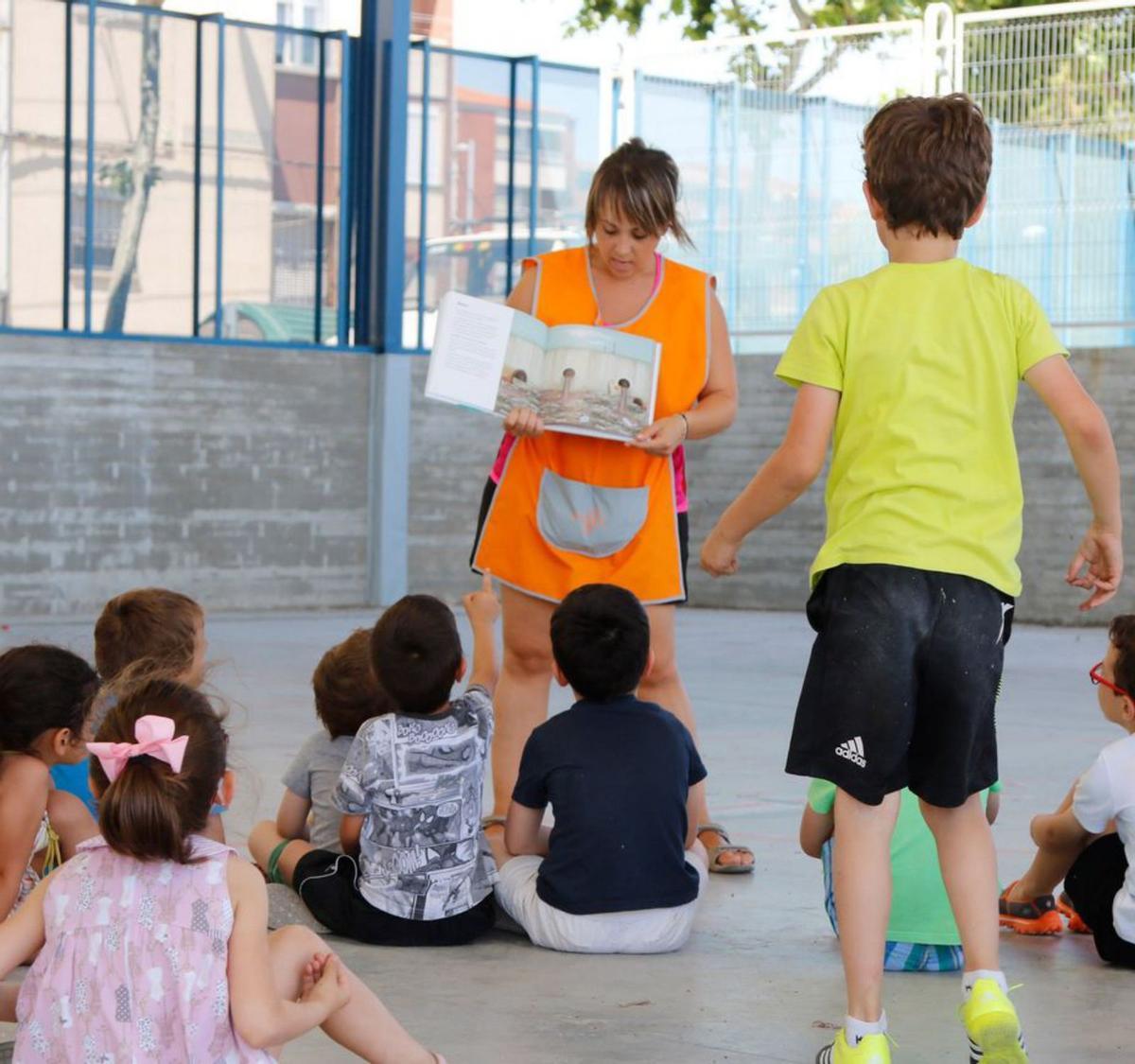 Niños que participan en el programa “Conciliamos”. | Jose Luis Fernández