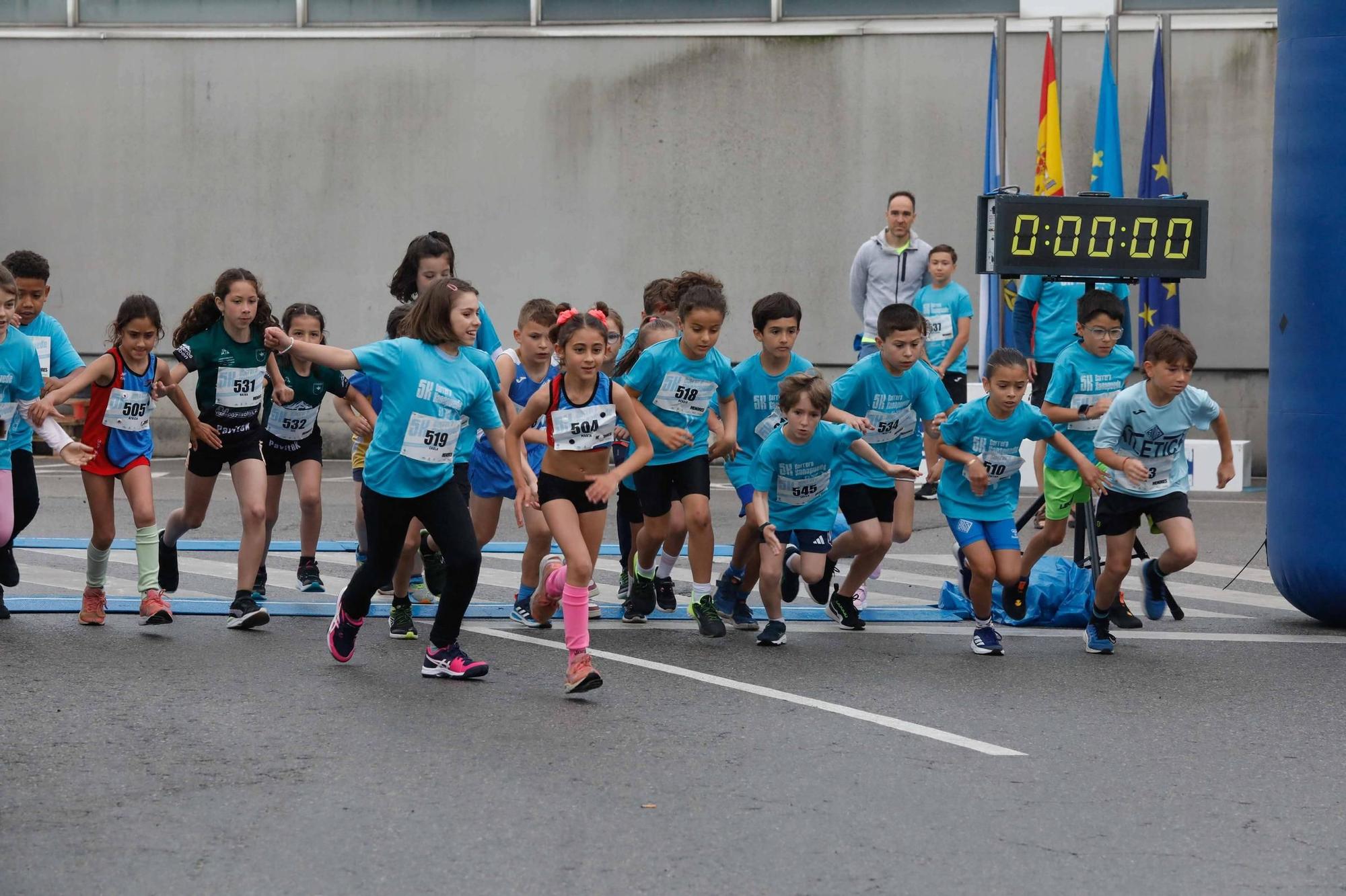 En imágenes: carrera solidaria por Xana García en la Rula de Avilés