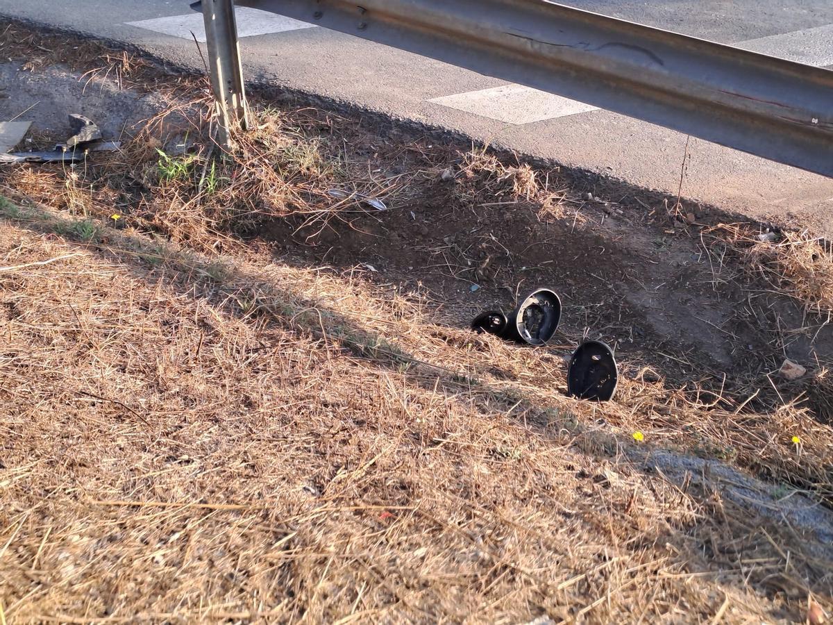 Estas son todas las fotos del accidente de tráfico cerca de Sant Rafel