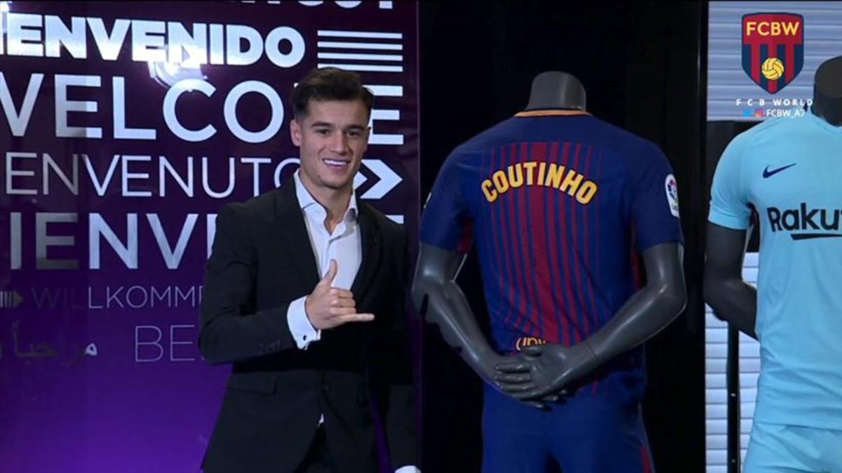 Coutinho aún desconoce qué dorsal lucirá