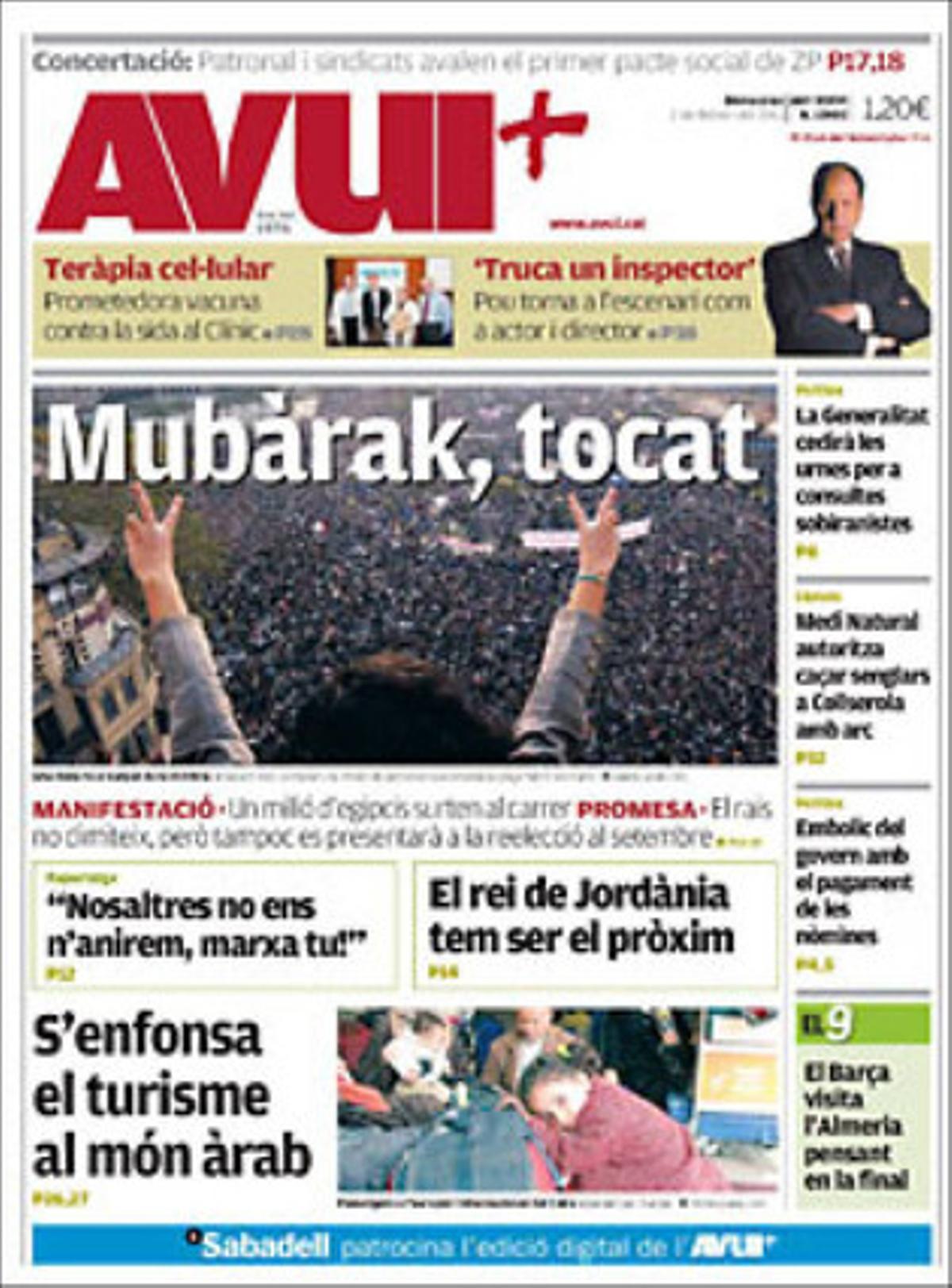 ’Avui’ destaca a més que un expert d’Agbar, Lleonard Carcolé, dirigirà l’Agència Catalana de l’Aigua (ACA) i que Aïgues Ter-Llobregat podria ser privatitzada.